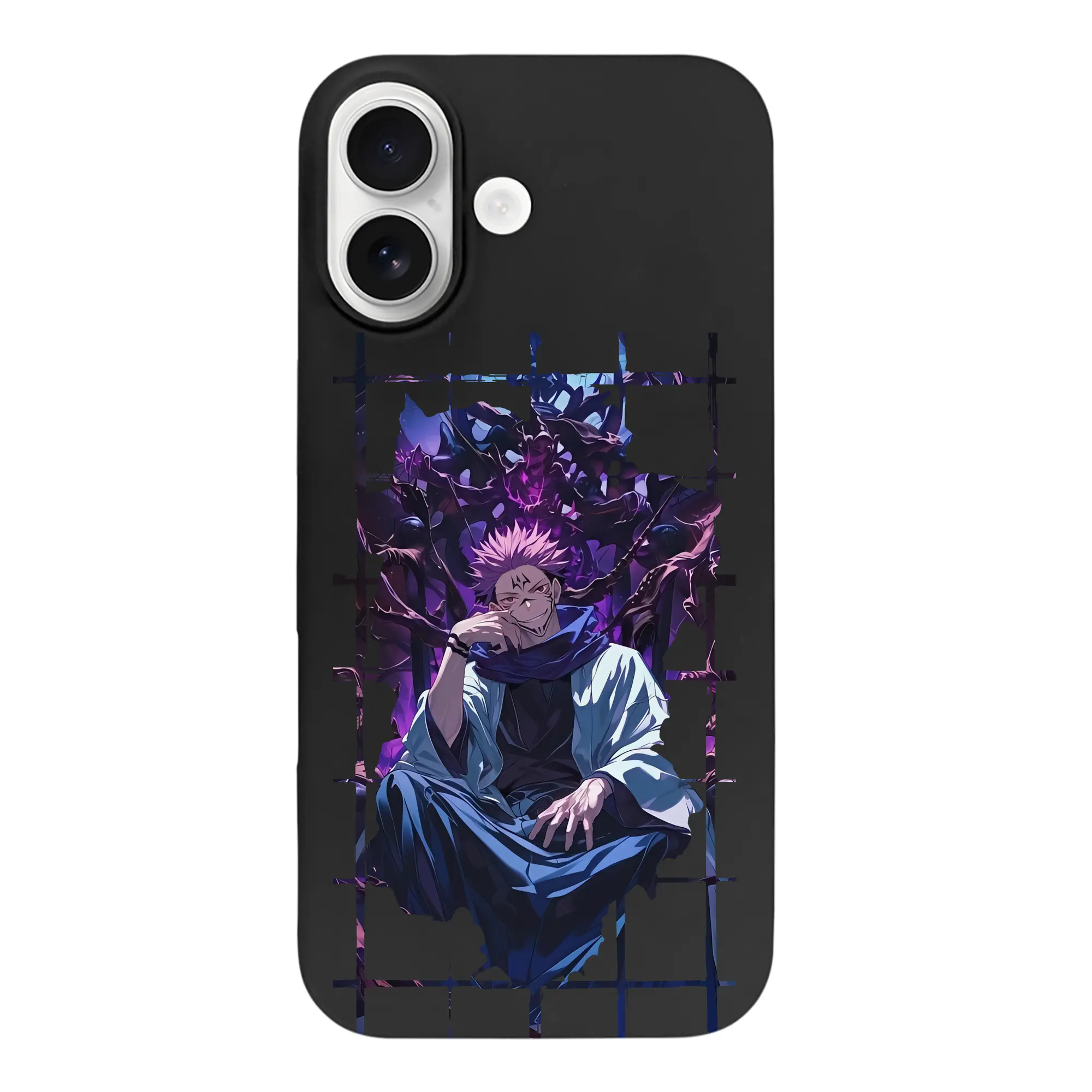 呪術廻戦 グッズ,両面宿儺 - iPhone 17 シリーズ シリコンケース 薄型 耐衝撃 指紋防止 ソフトタッチカバー 精密フィット 傷防止 保護ケース iPhone 17/17 Air/17 Pro/17 Pro Max 対応